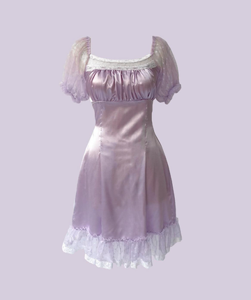 Classic Burgundy A Line Puff Lace Satin Short Homecoming Dress Cocktail Dress HZ1023